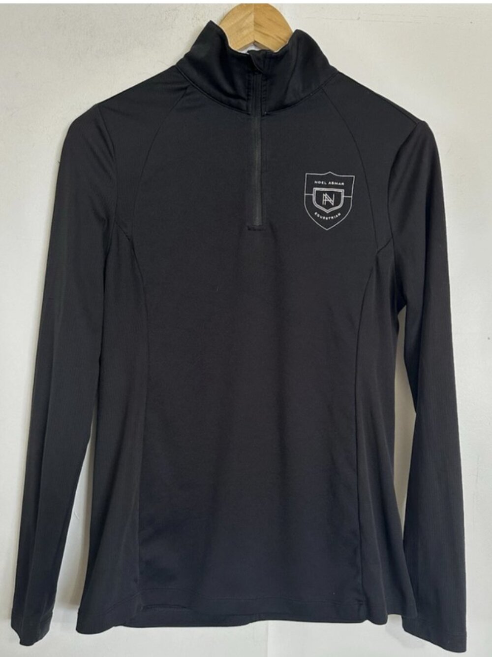 NOEL ASMAR Black Schooling Shirt Size Medium Equestrian Top